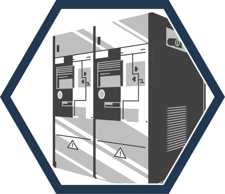 Switchgear electronics icon